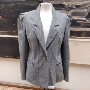 Vintage Wool Blend Blazer